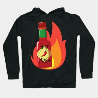 Spicy Autism, Flaming Hot! Perfect Gift for Proud Autistics Hoodie